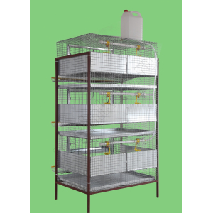 (КН-3я-3о) Клетка для кур несушек 30-45 гол (3 яруса) КМКН-3-45